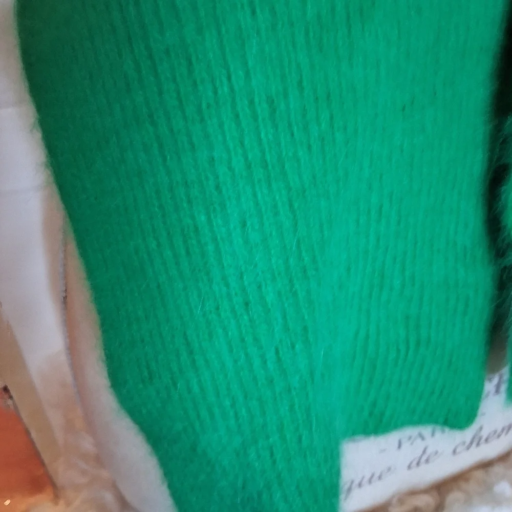 Nordstrom Green Angora Scarf